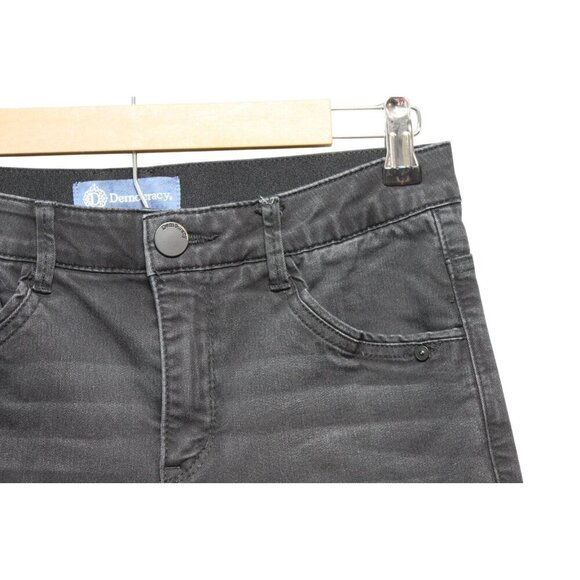 Democracy Ab Solution Jeans Size 6 Black Stretch Denim Slimming Comfort - Picture 6 of 12